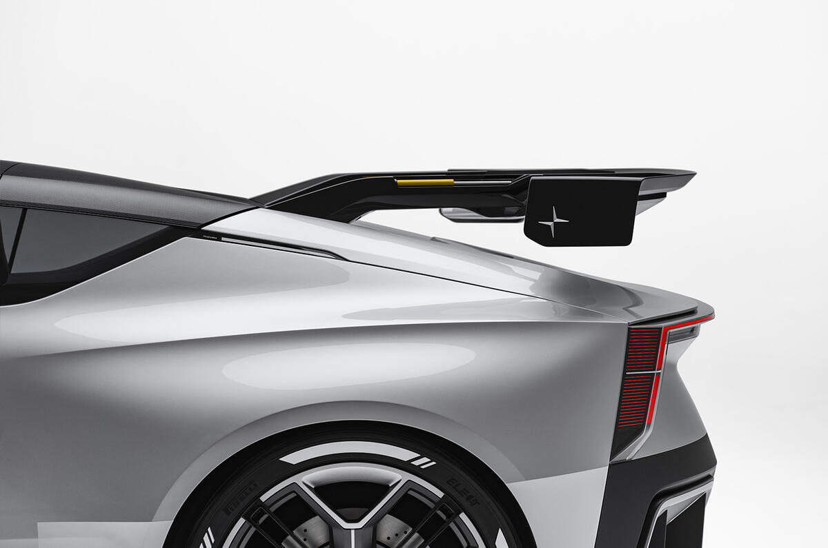 Polestar Concept BST rear spoiler Polestar Concept BST rear spoiler