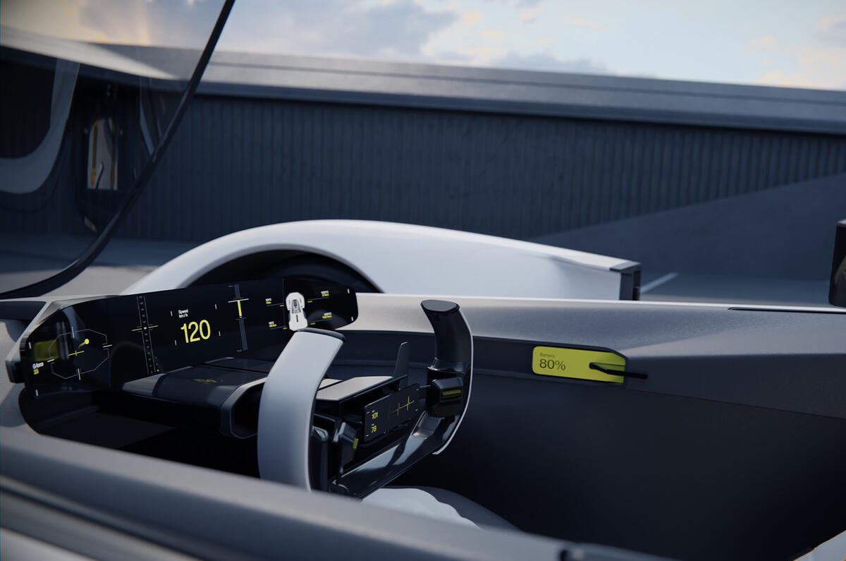 Polestar Synergy concept steering wheel Polestar Synergy concept steering wheel
