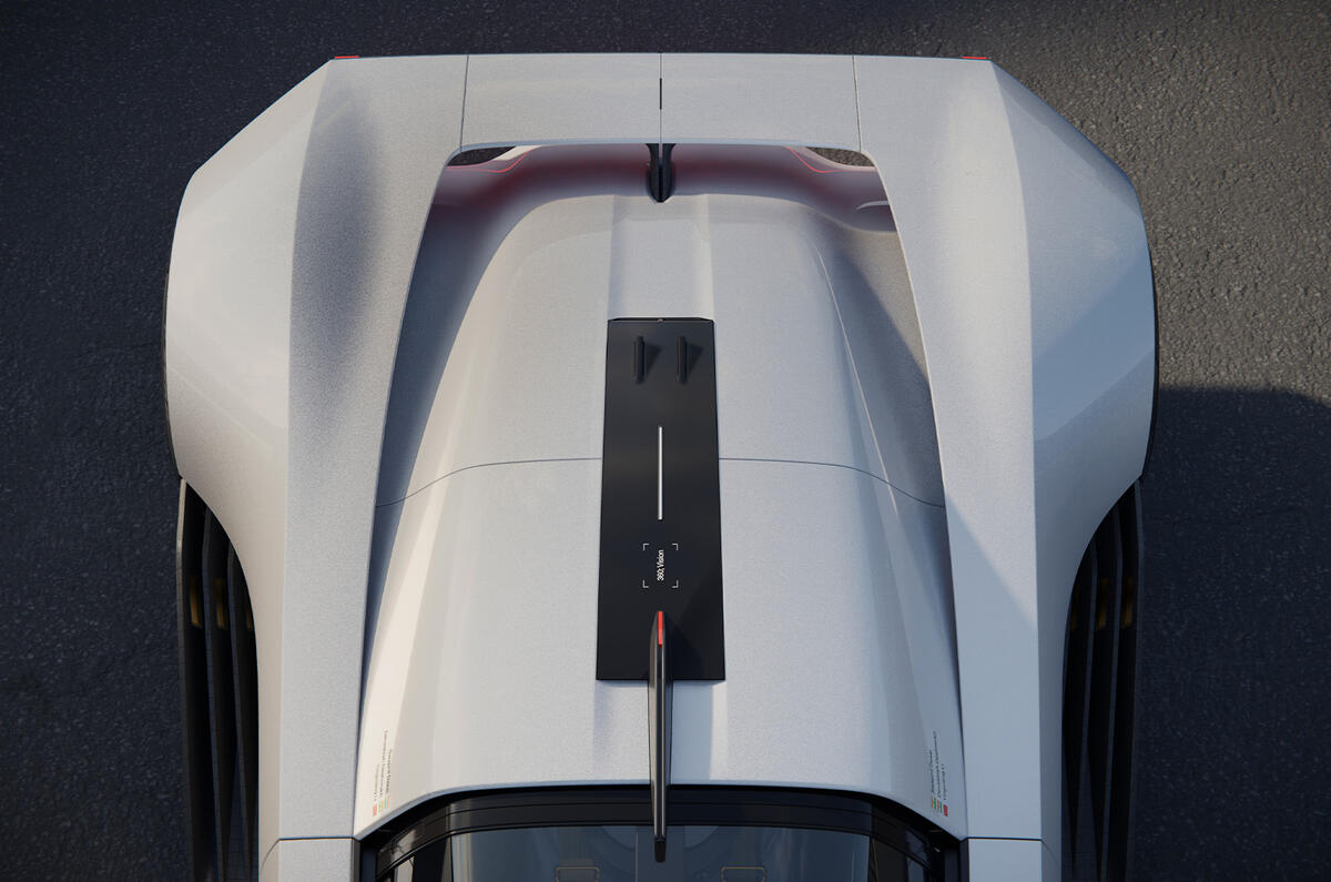 Polestar Synergy concept top down view Polestar Synergy concept top down view