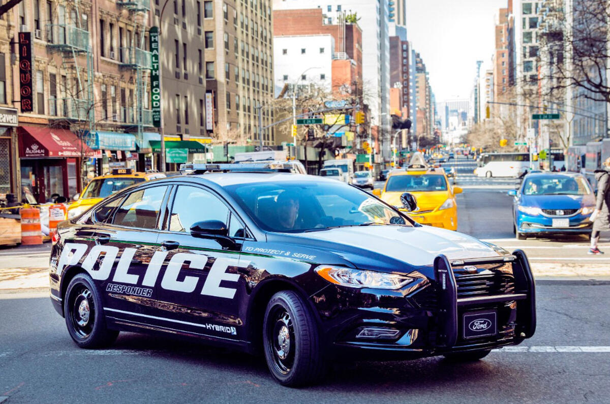 Ford Fusion hybrid NYPD car