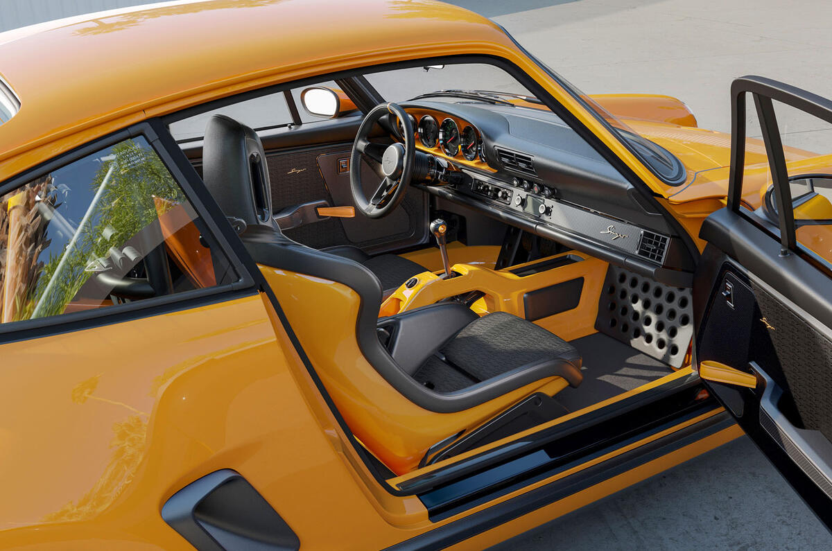 Porsche 911 Carrera Coupe by Singer race cockpit wide Porsche 911 Carrera Coupe by Singer race cockpit wide