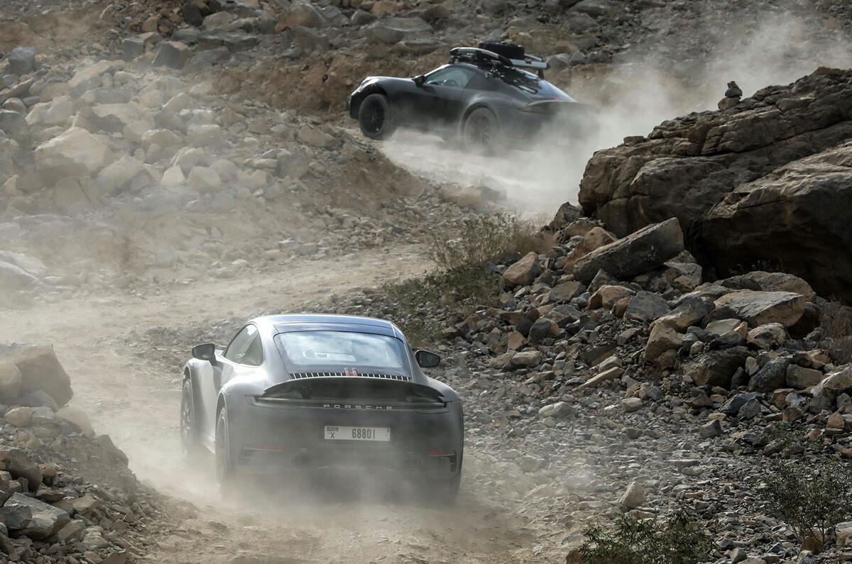 Porsche 911 Dakar desert rear Porsche 911 Dakar desert rear