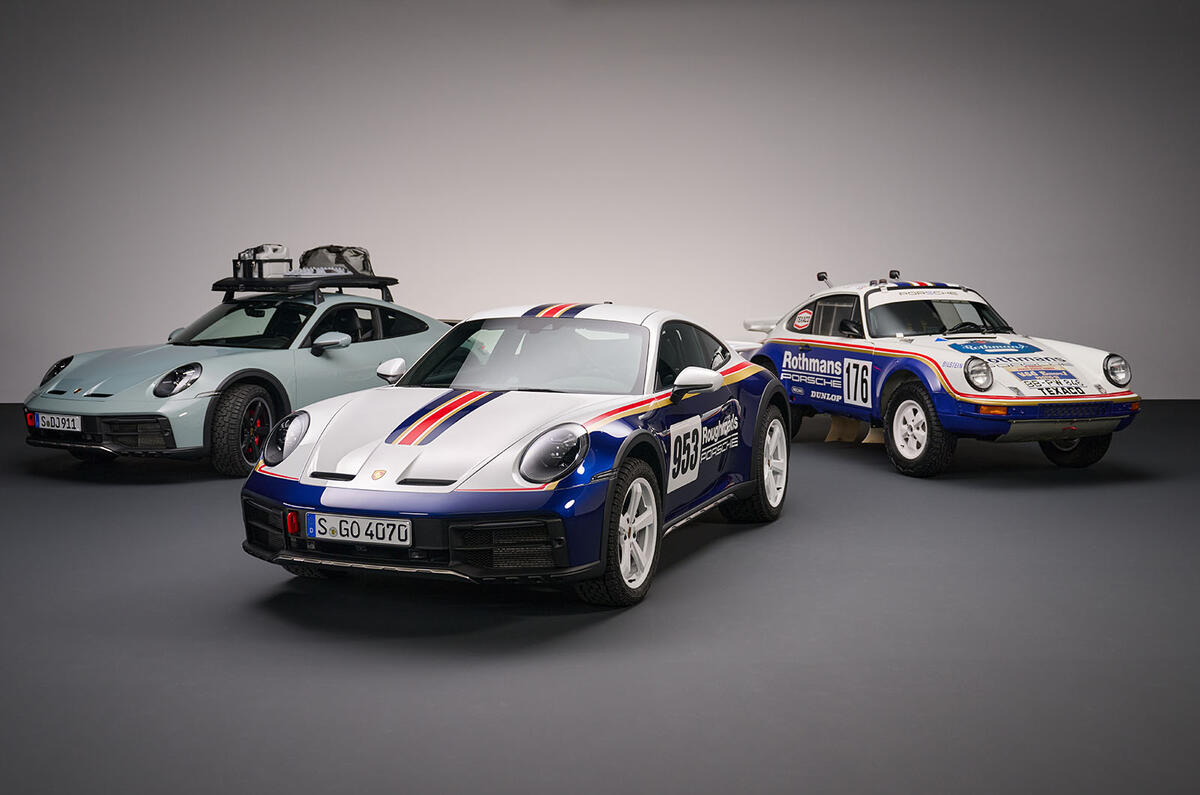 Porsche 911 Dakar with siblings Porsche 911 Dakar with siblings