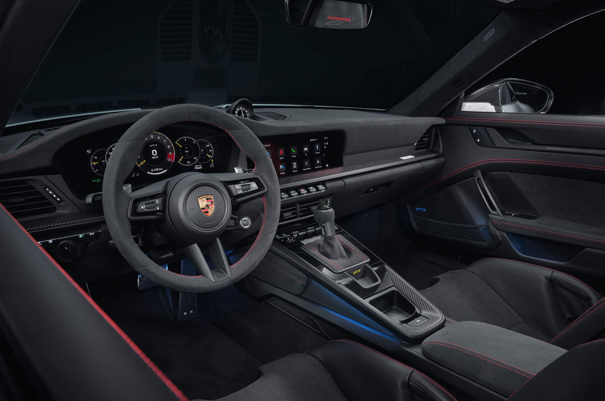 Porsche 911 GT3 2025 dashboard Porsche 911 GT3 2025 dashboard
