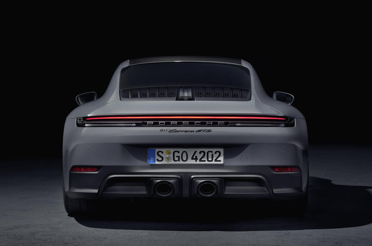 Porsche 911 GTS hybrid rear