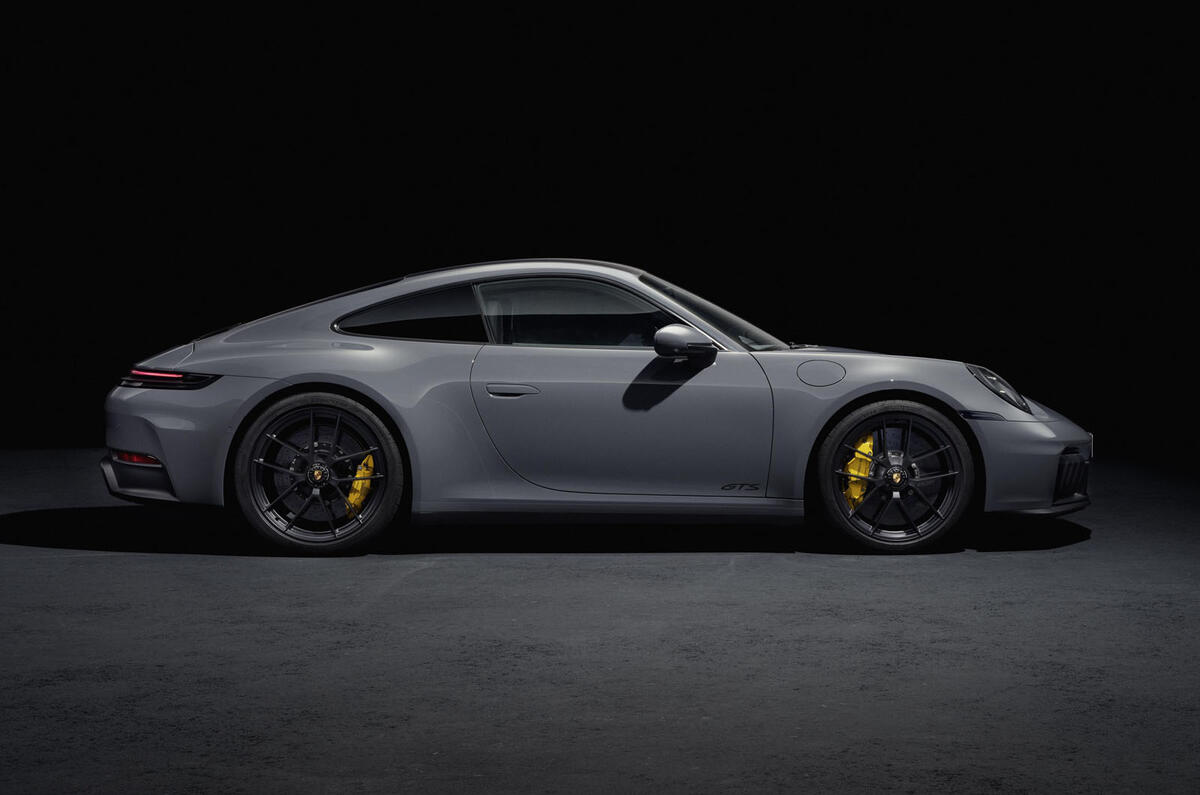 Porsche 911 GTS hybrid side