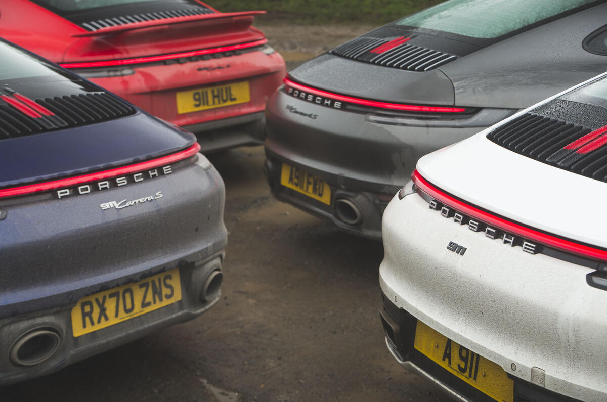 Porsche 911 GTS Turbo Carrera CarreraS rear ends