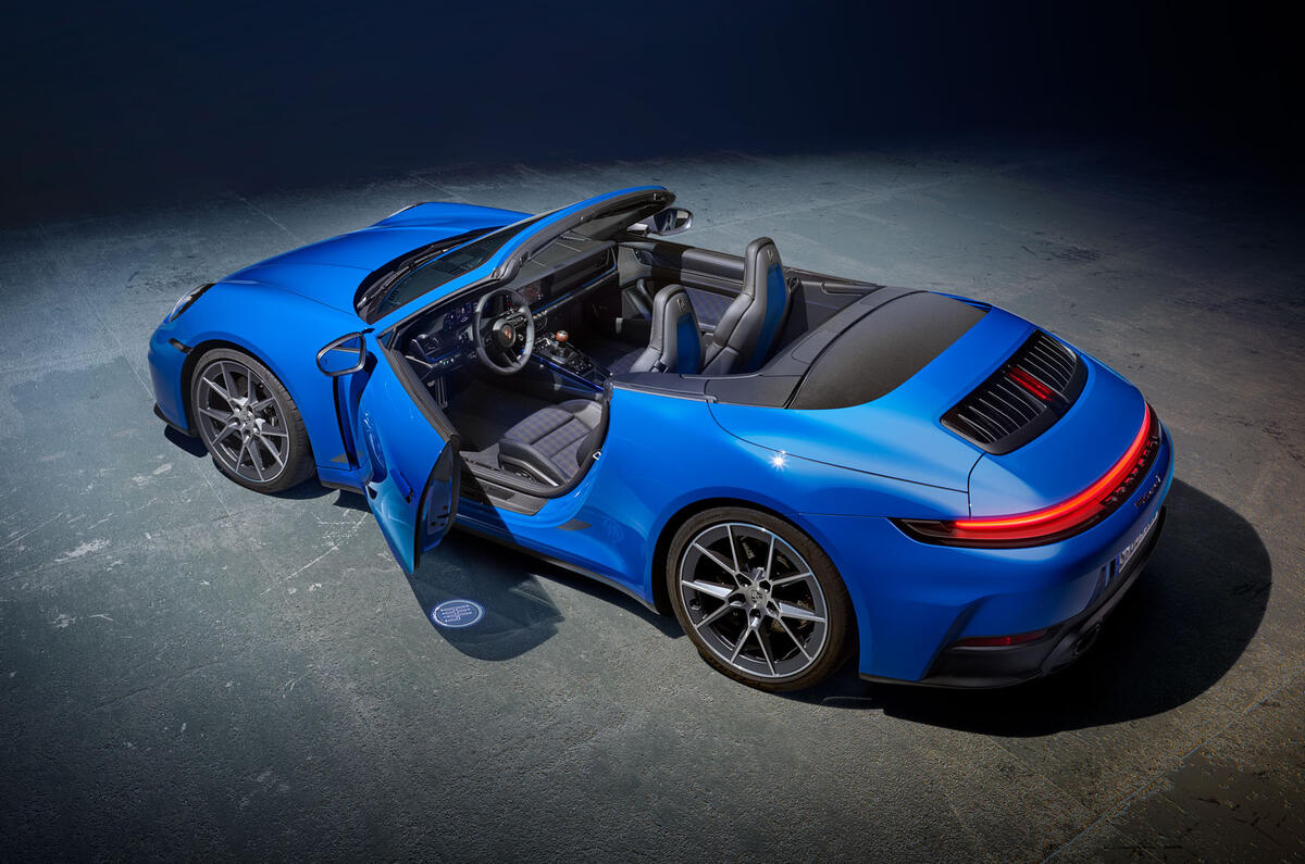 Porsche 911 T convertible rear quarter high