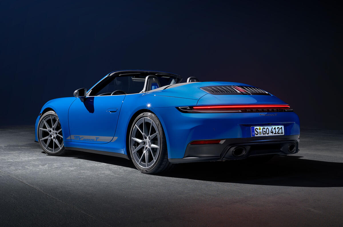 Porsche 911 T convertible rear quarter