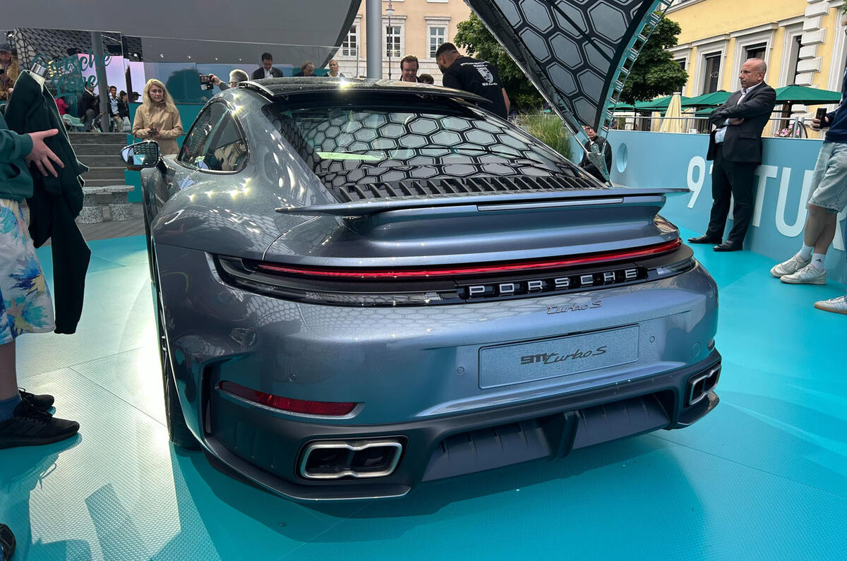 Porsche 911 Turbo S Munich rear quarter Porsche 911 Turbo S Munich rear quarter