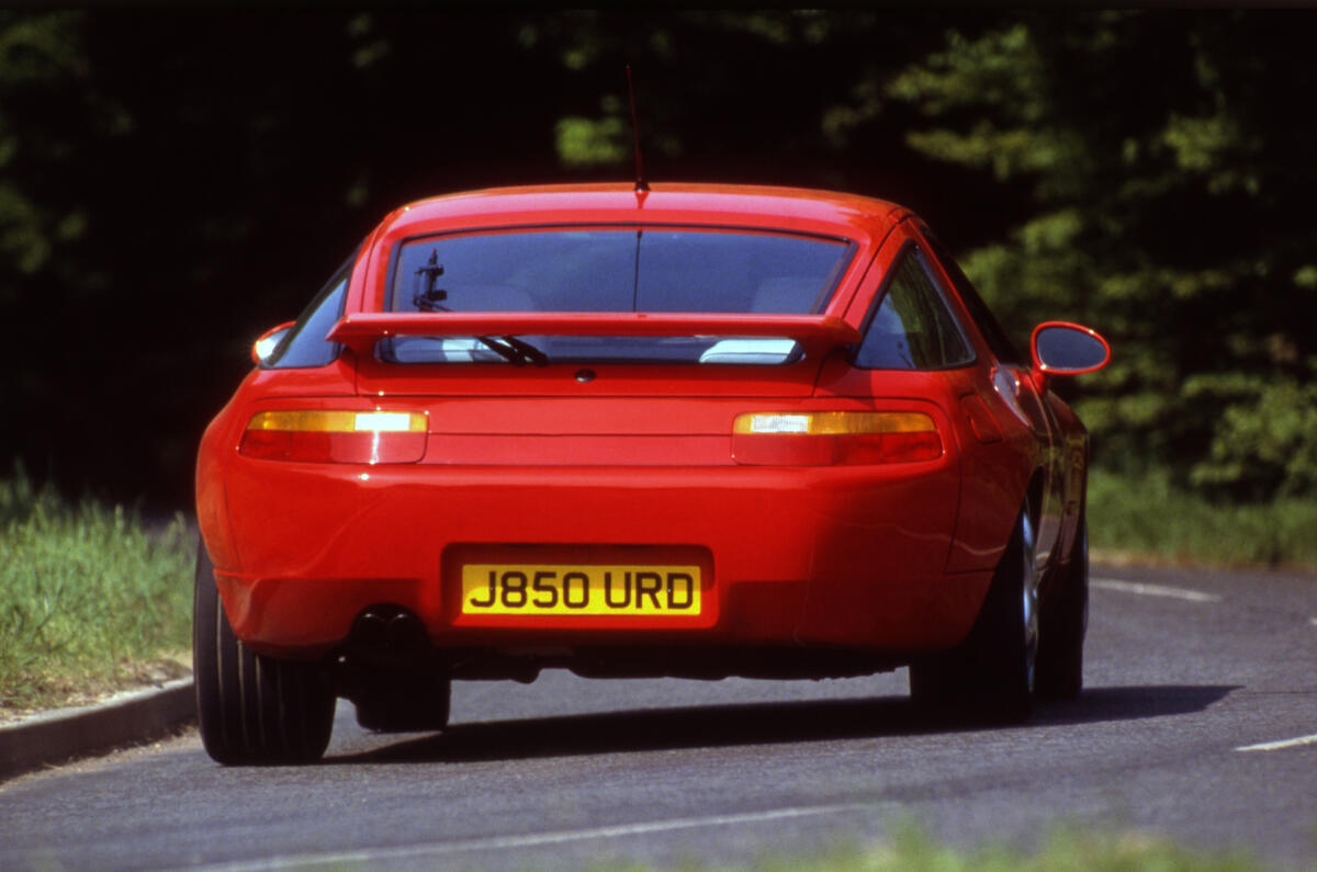 Porsche 928 rear quarter cornering Porsche 928 rear quarter cornering