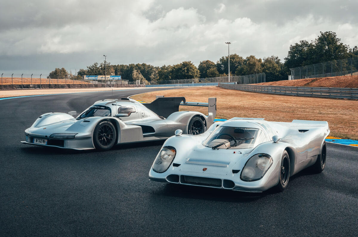 Porsche 963 RSP with 917 Le Mans front quarter static Porsche 963 RSP with 917 Le Mans front quarter static