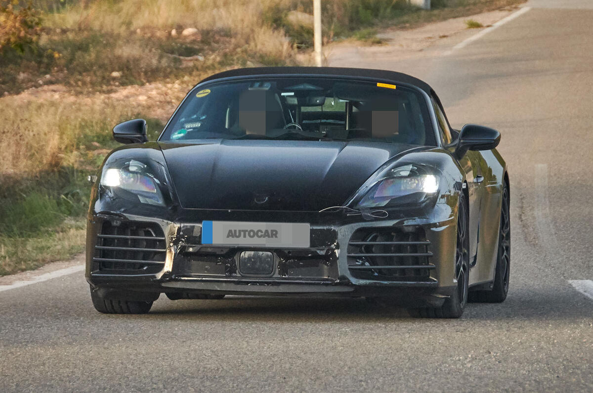 Porsche Boxster EV front Porsche Boxster EV front