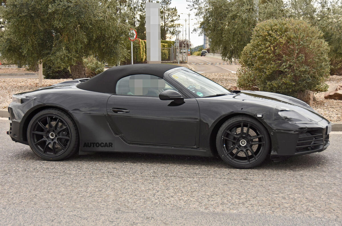 Porsche Boxster EV right side Porsche Boxster EV right side