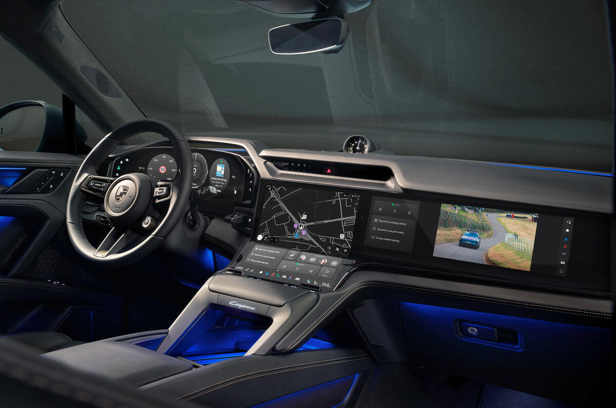 Porsche Cayenne EV interior wide 2 Porsche Cayenne EV interior wide 2