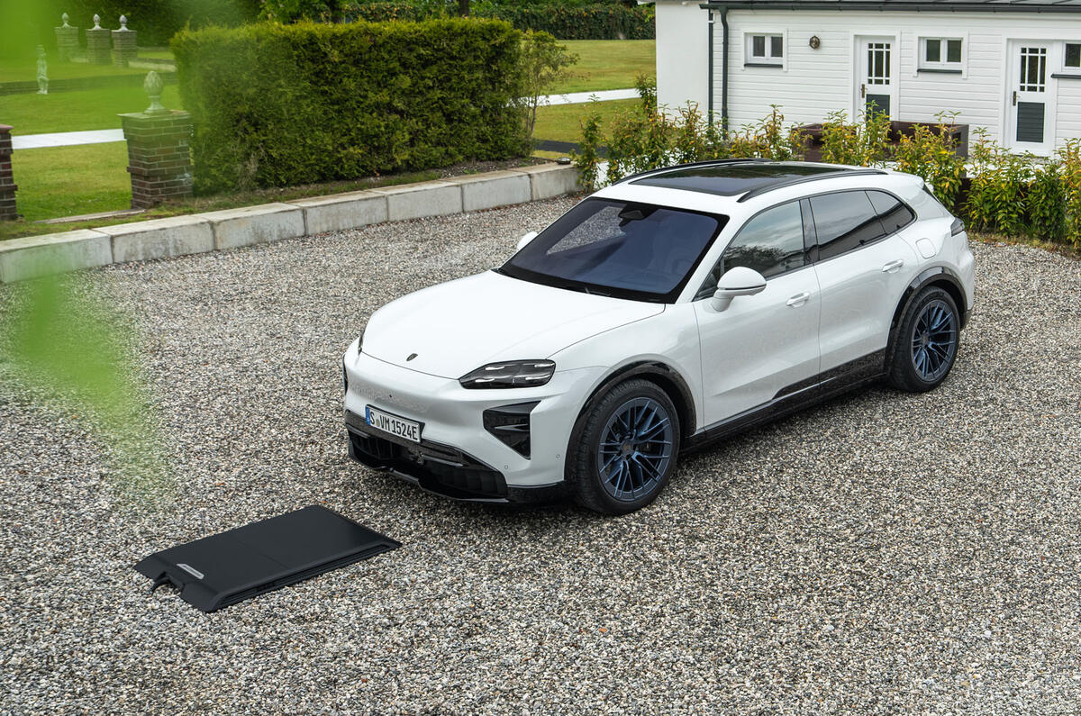 Porsche Cayenne EV wireless charging