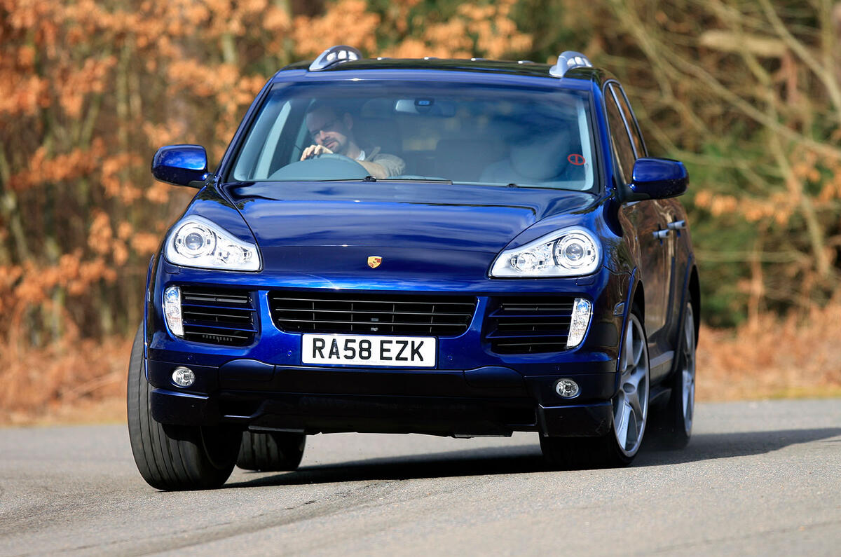 Porsche Cayenne S front cornering Porsche Cayenne S front cornering