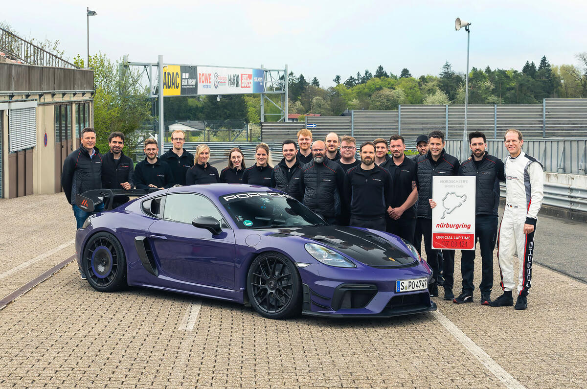Porsche Cayman GT4RS Manthey Package 2023 Nurburgring time Porsche Cayman GT4RS Manthey Package 2023 Nurburgring time