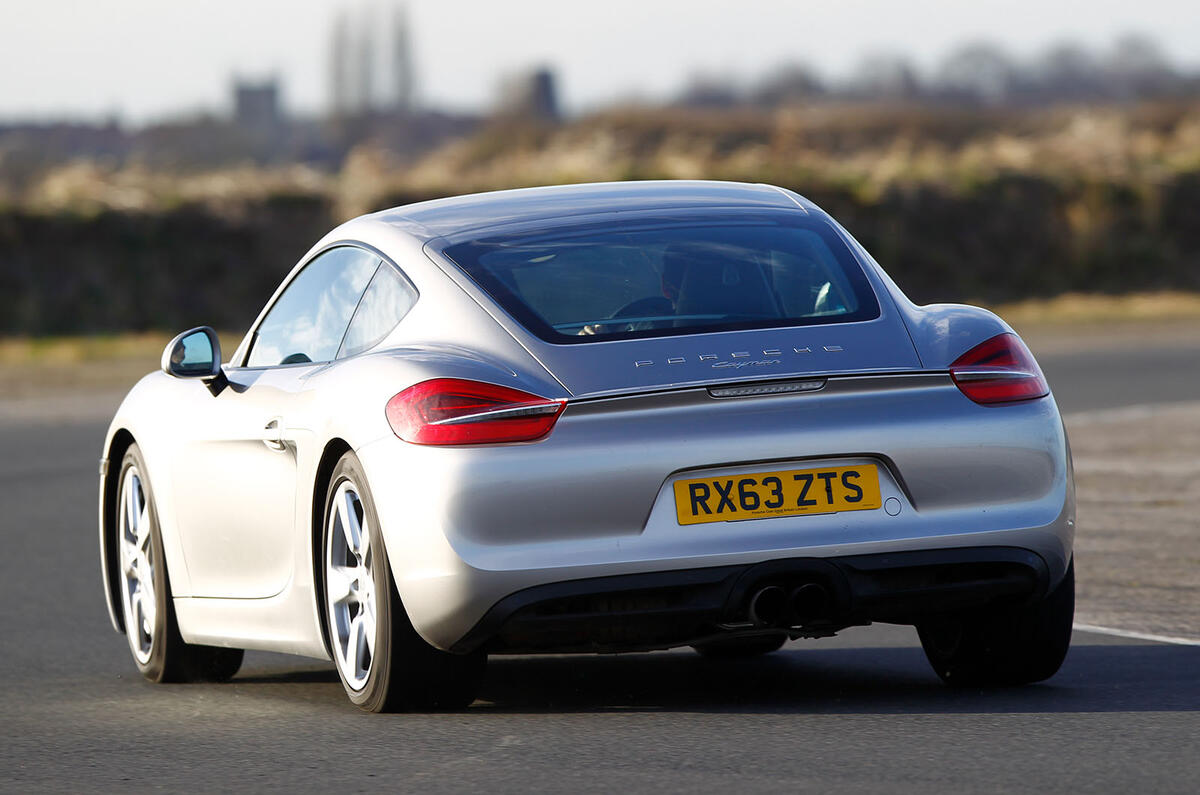 Porsche Cayman S 2014 rear