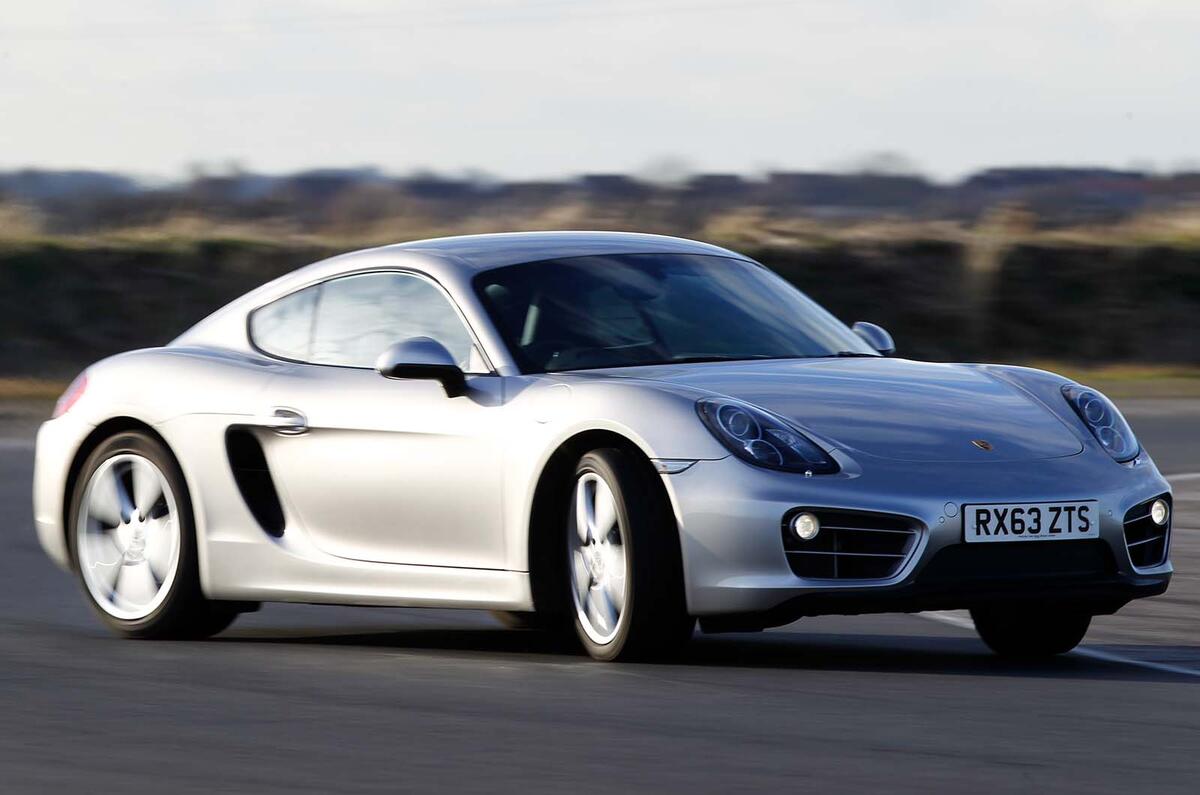 Porsche Cayman S 2014 slide