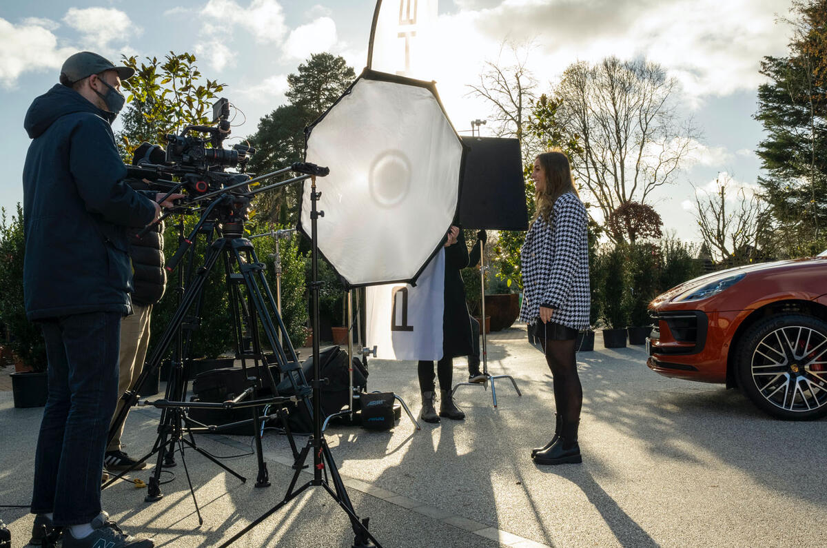 Porsche female media promotion