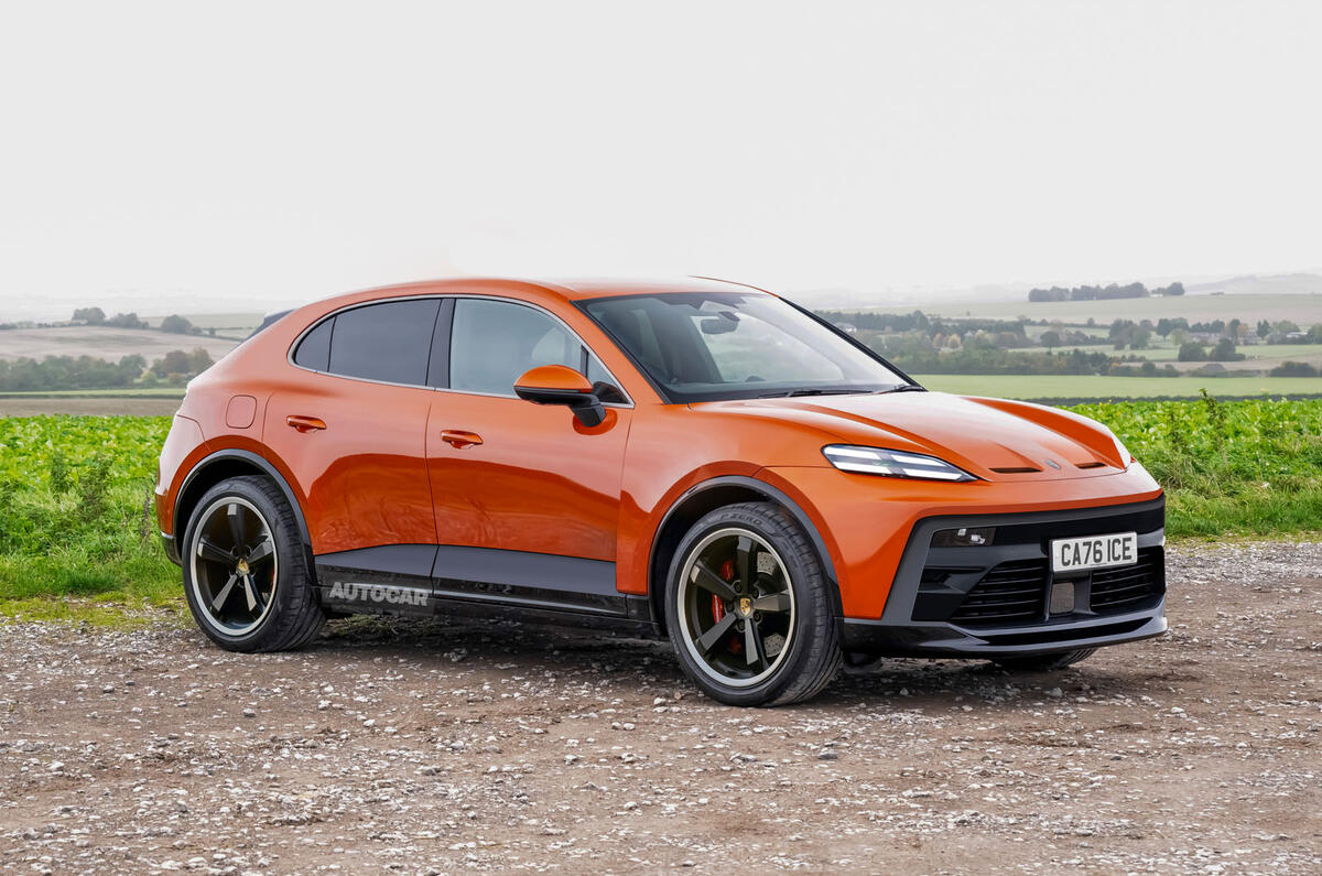 Porsche M1 render front quarter static