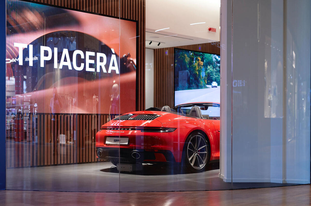 Porsche mall store 1 Porsche mall store 1