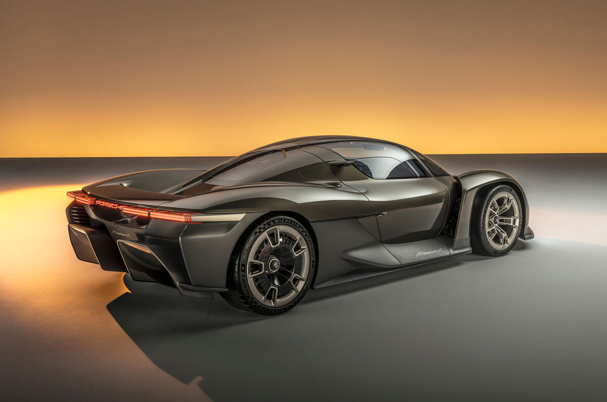 Porsche Mission X rear quarter Porsche Mission X rear quarter