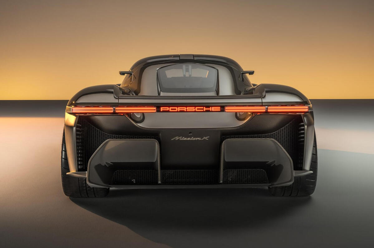 Porsche Mission X rear Porsche Mission X rear