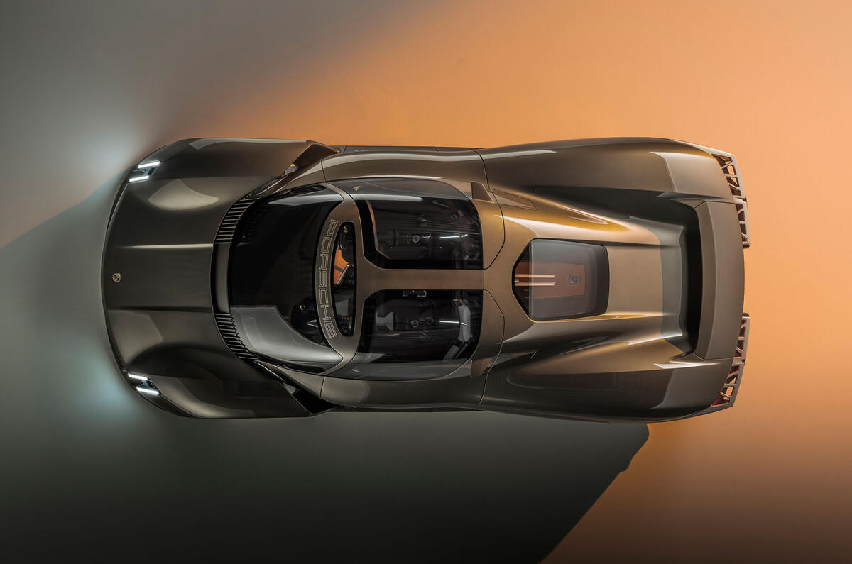 Porsche Mission X roof Porsche Mission X roof