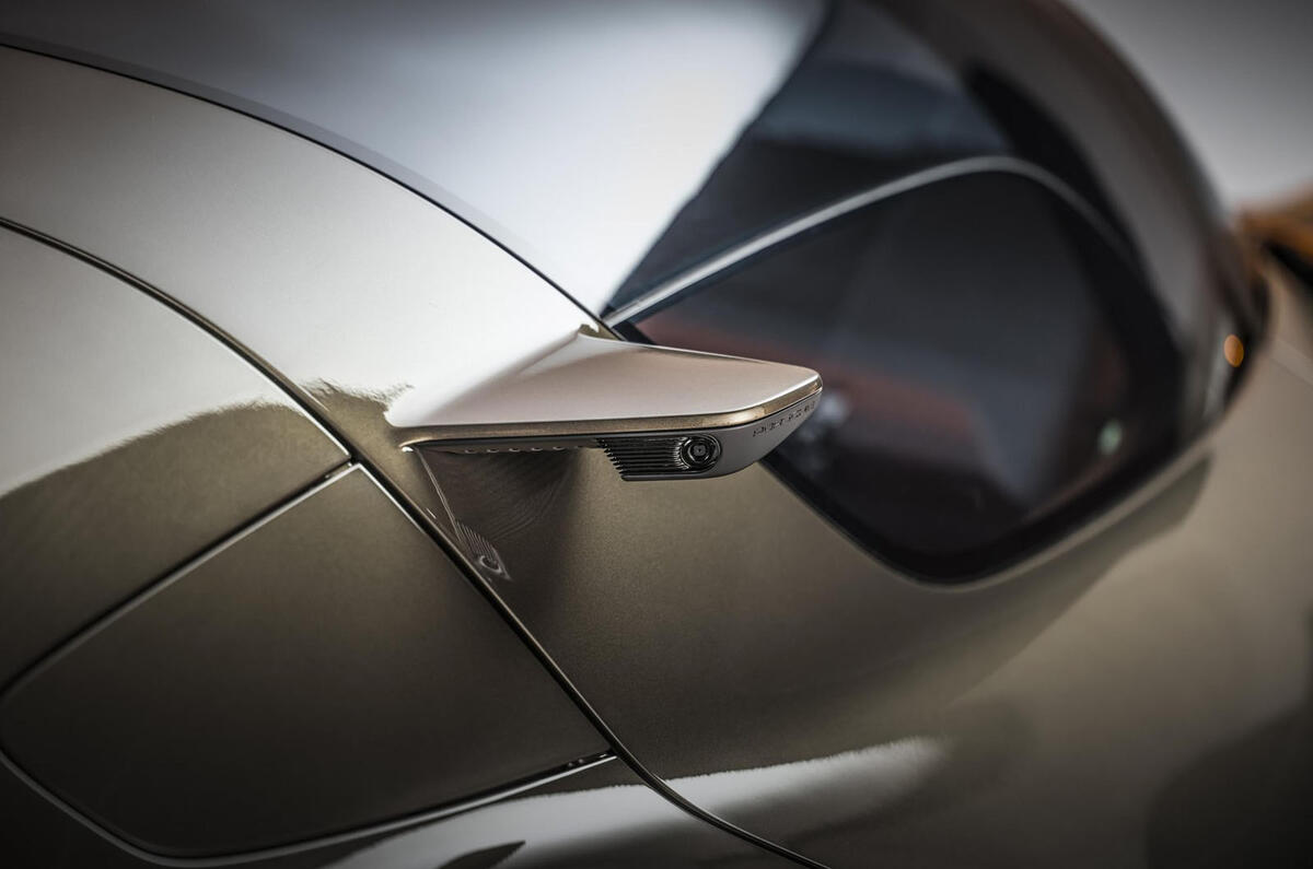 Porsche Mission X side camera Porsche Mission X side camera