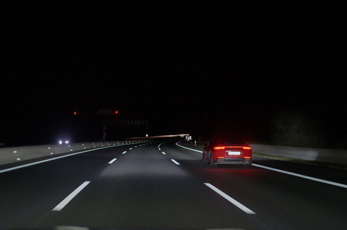 Porsche new light technology motorway