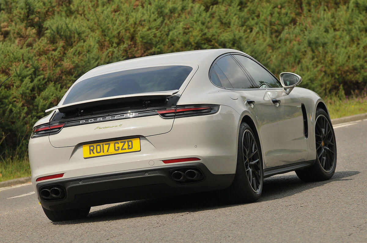 Porsche Panamera 4 Hybrid rear Porsche Panamera 4 Hybrid rear