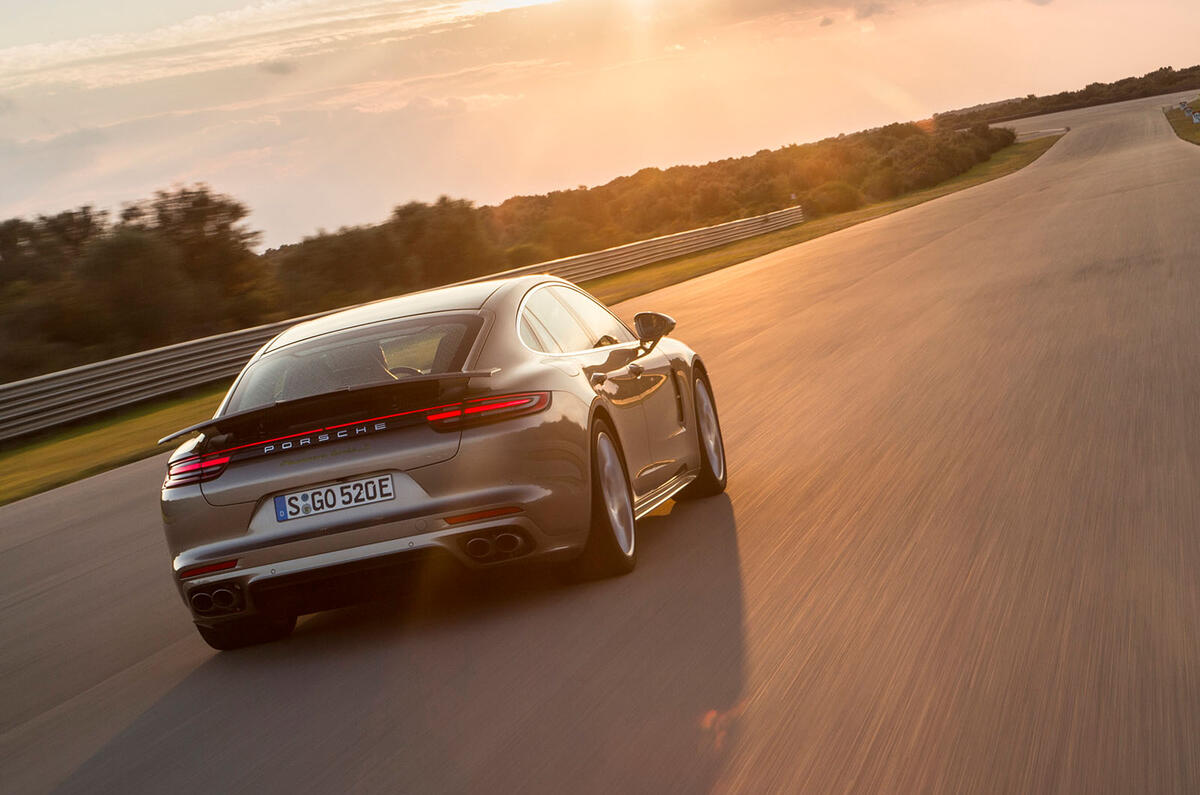 2017 Porsche Panamera Turbo S E-Hybrid back