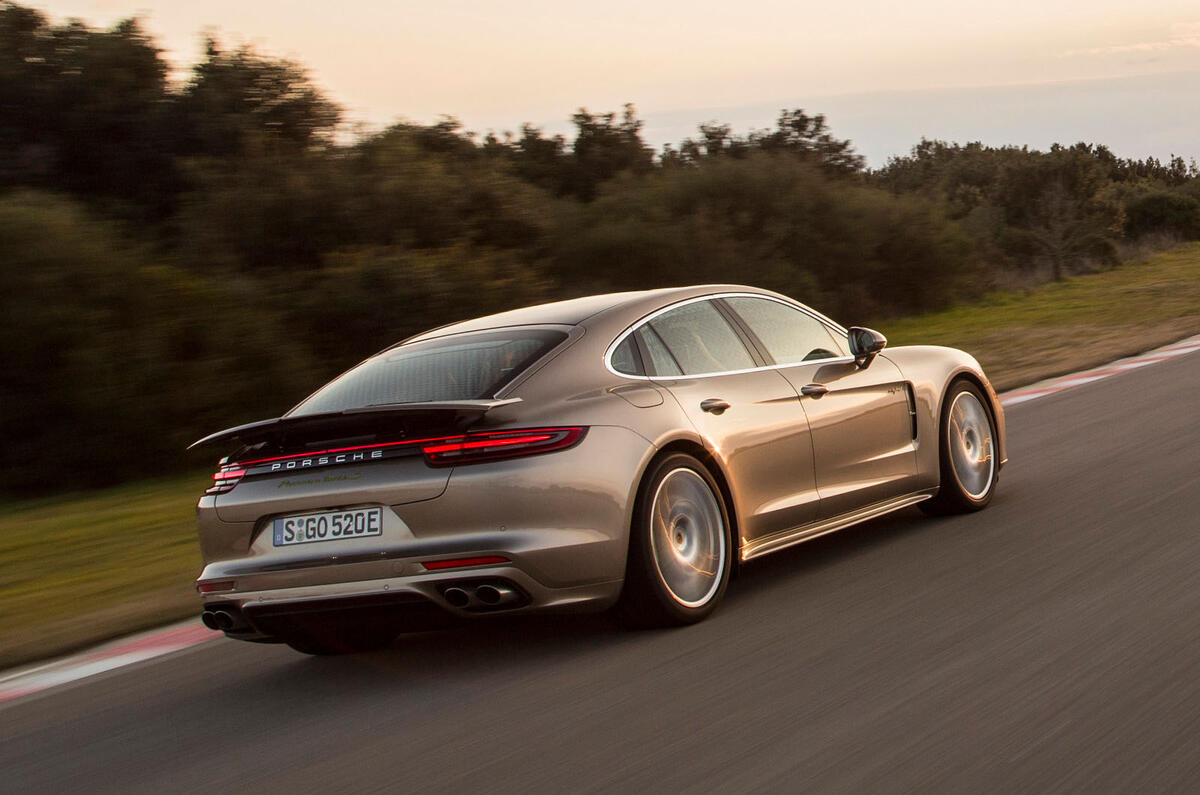 2017 Porsche Panamera Turbo S E-Hybrid back