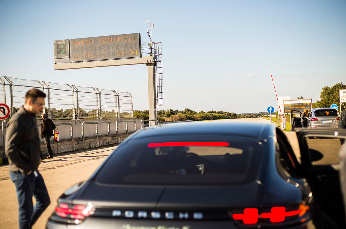 Richard Bremner riding aboard the Turbo S