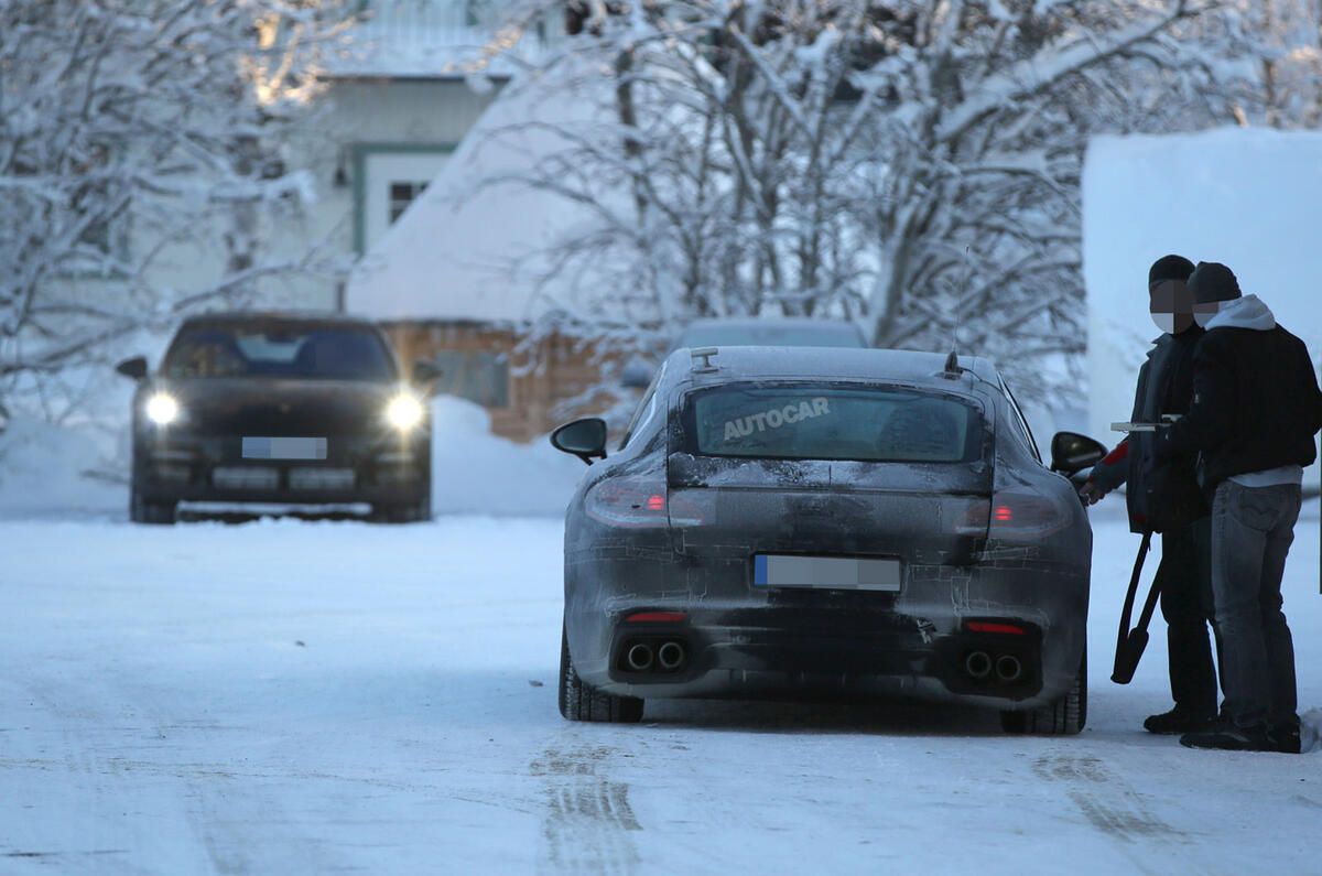 Porsche Panamera spy 2016