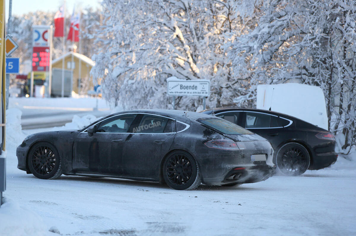 Porsche Panamera spy 2016