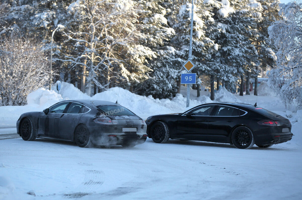 Porsche Panamera spy 2016