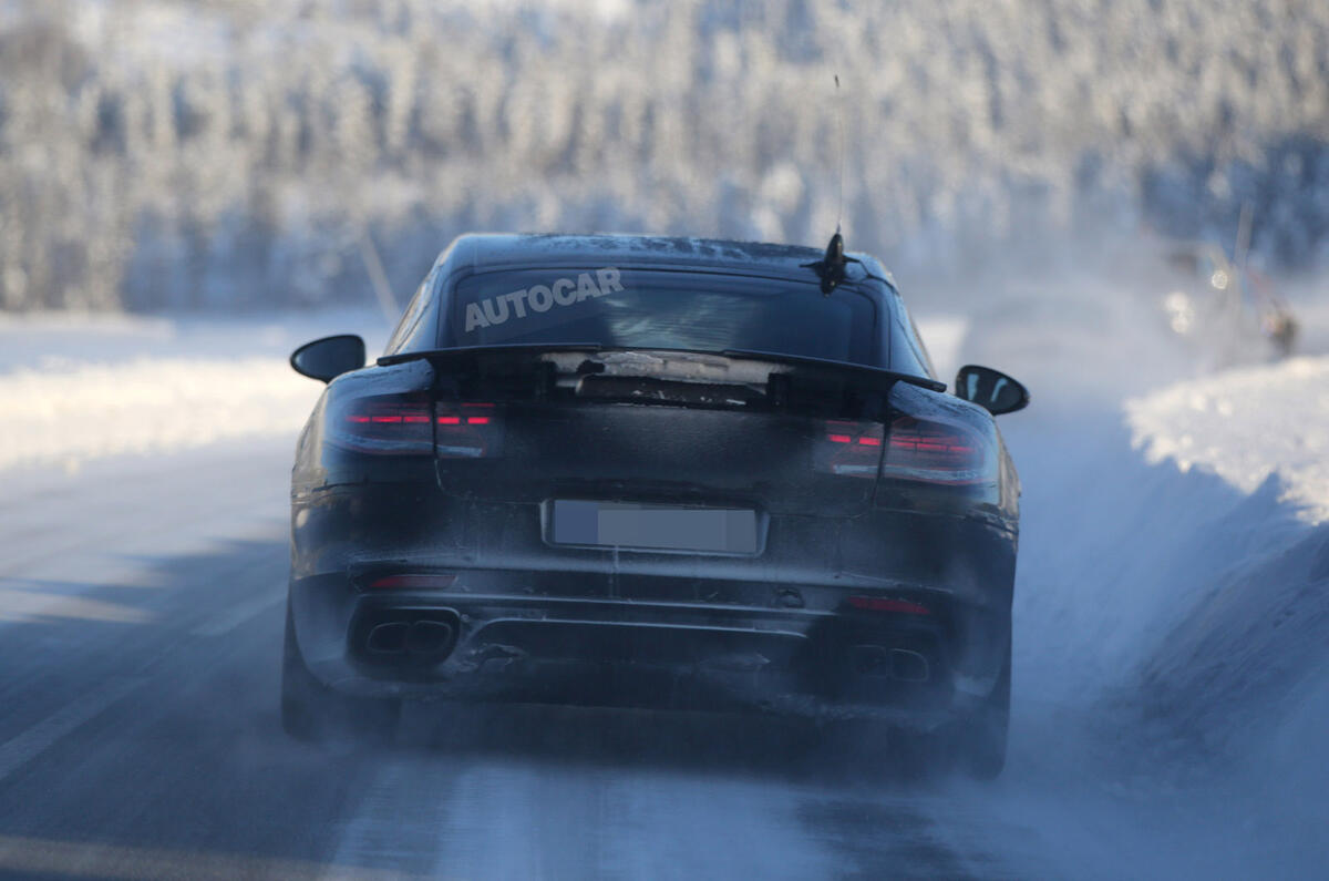 Porsche Panamera spy 2016