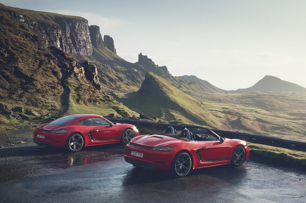 Porsche 718 T Boxster and Cayman