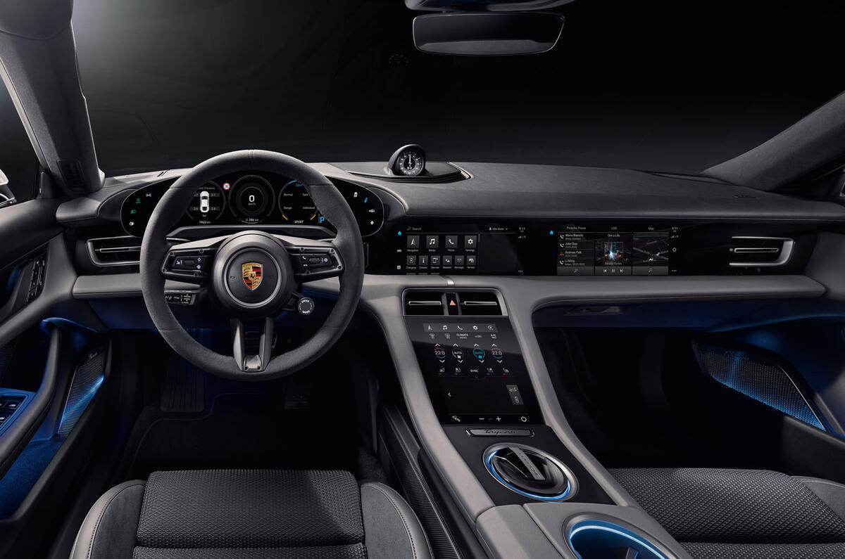 2020 Porsche Taycan reveal images - interior