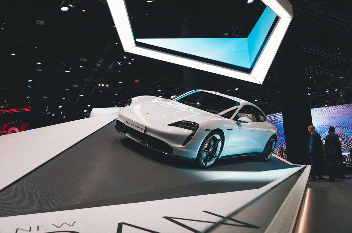 Porsche Taycan 2020 official reveal - front