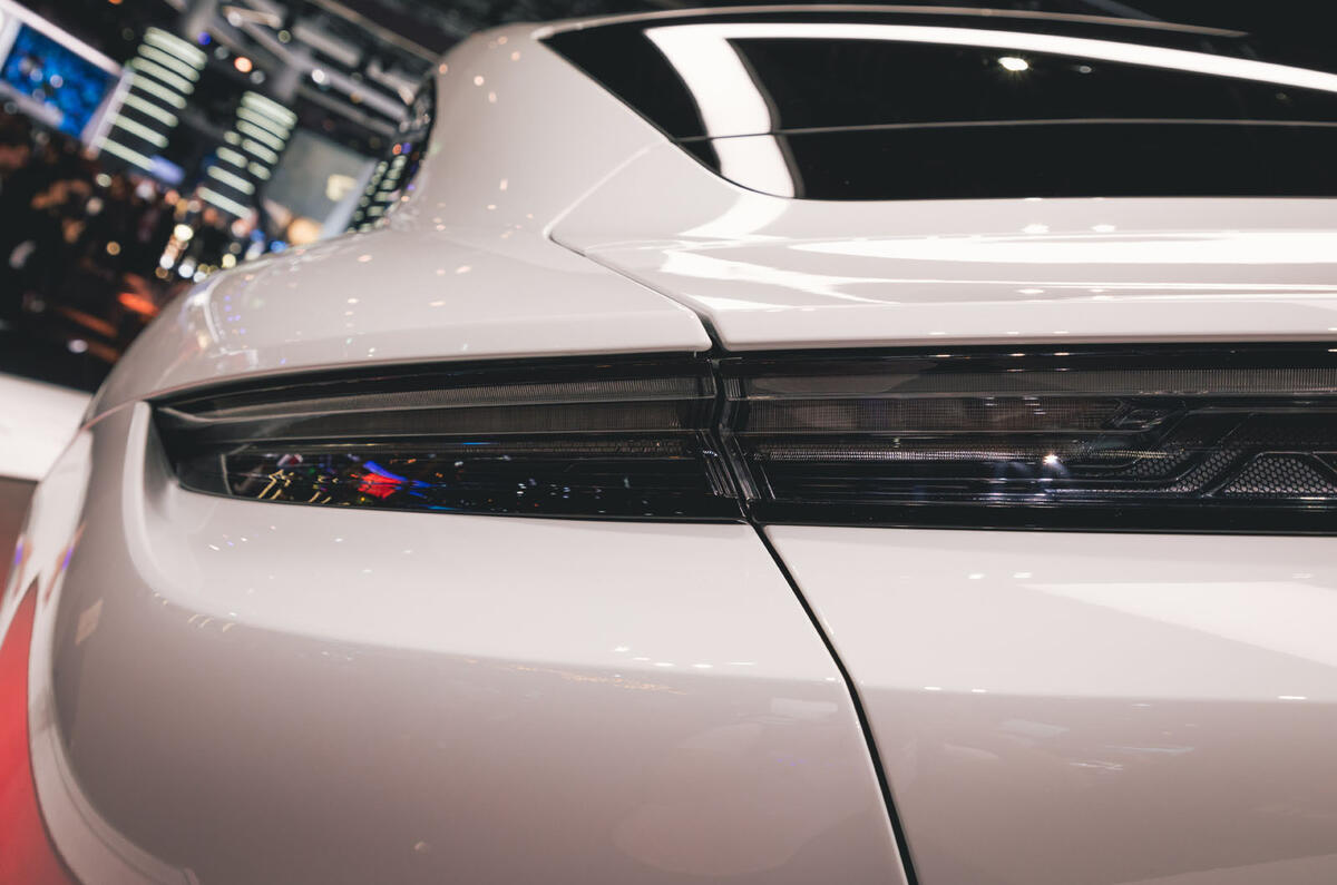 Porsche Taycan 2020 official reveal - rear
