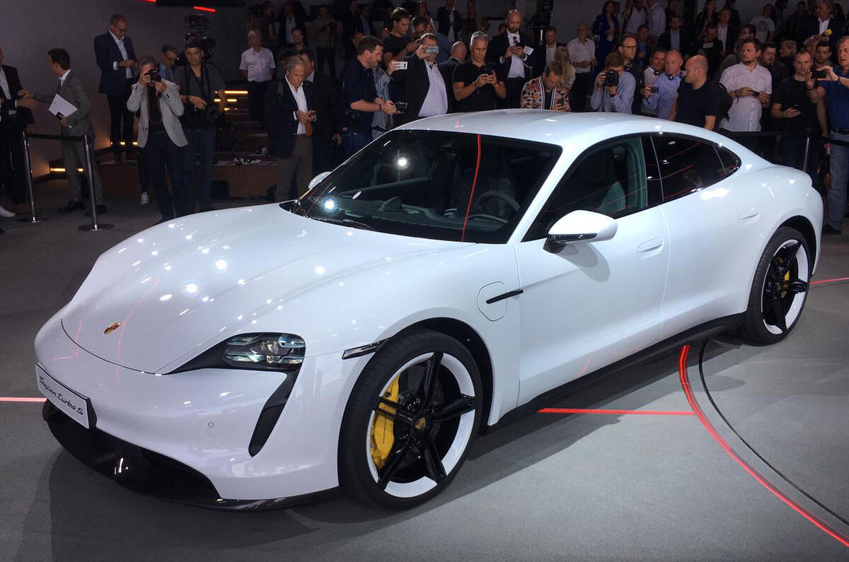 New Porsche Taycan arrives as pivotal electric sports car ...