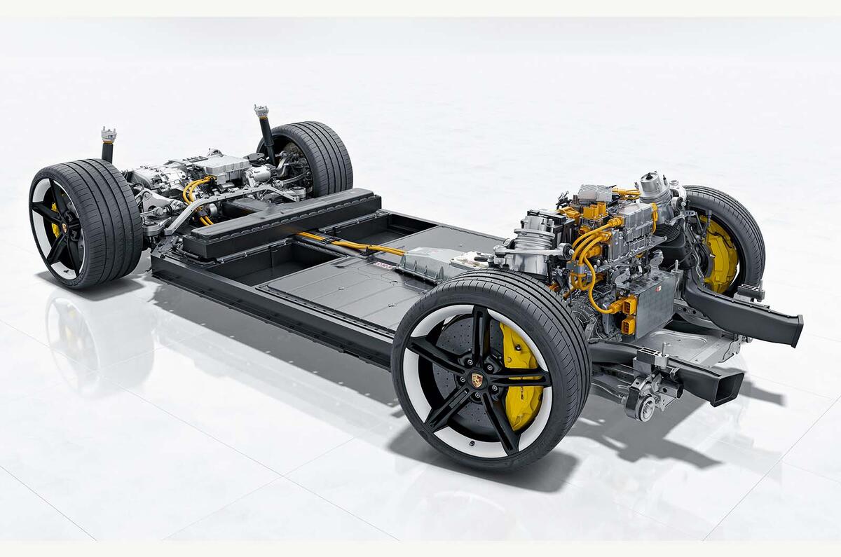 Porsche Taycan regen braking powertrain