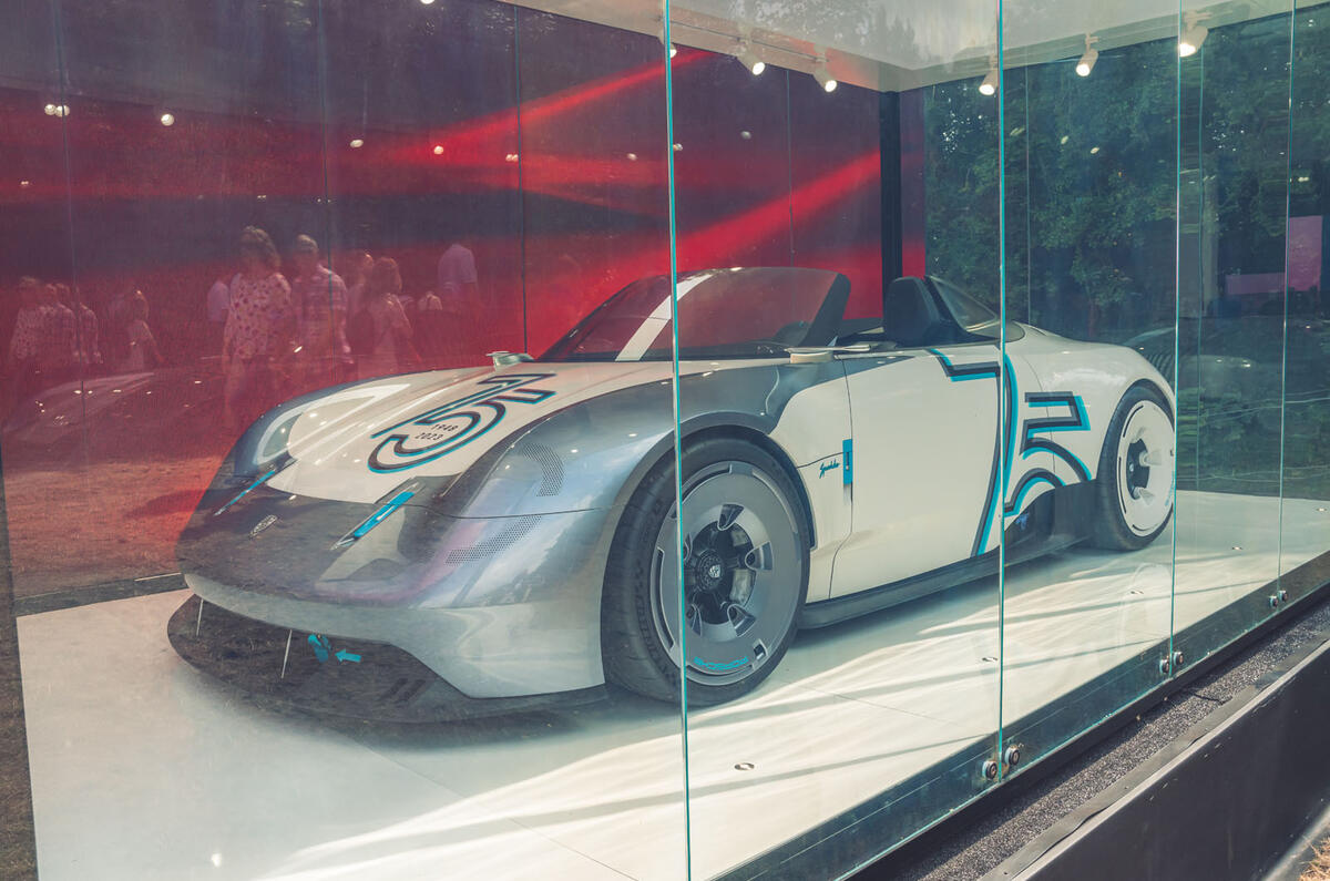 Porsche 357 concept Goodwood front 3 4
