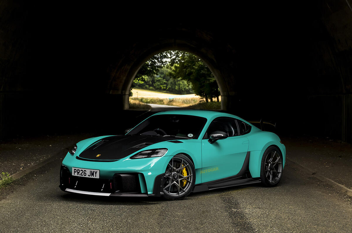 Porsche 718 rendering