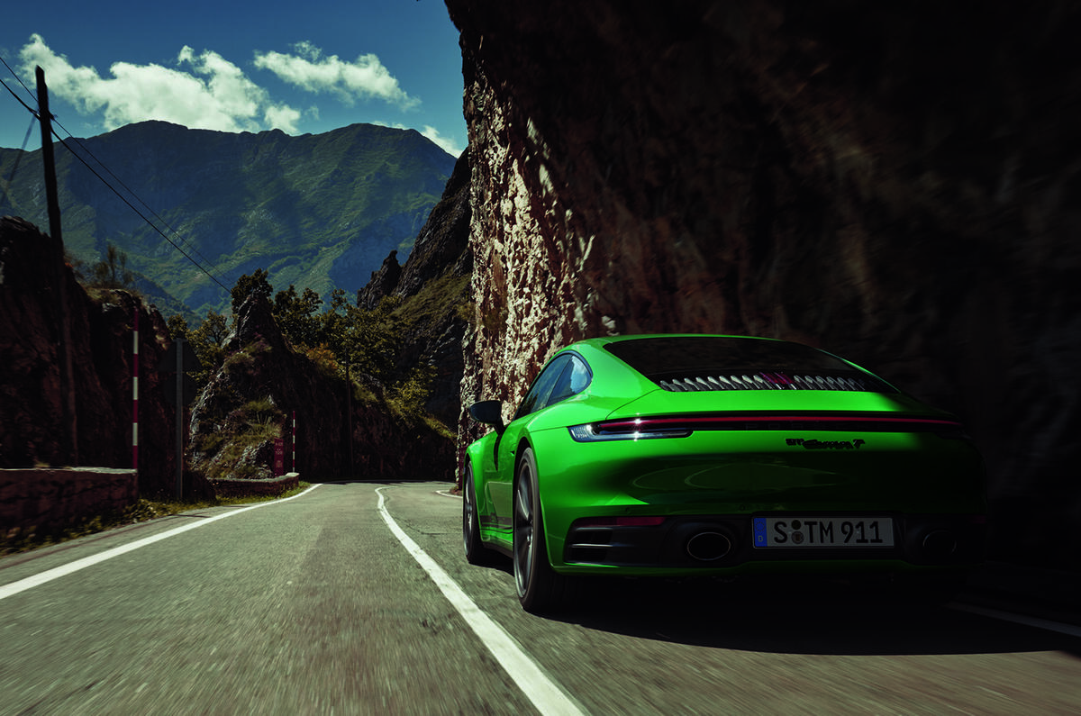 Porsche 911 Carrera Touring dynamic rear Porsche 911 Carrera Touring dynamic rear