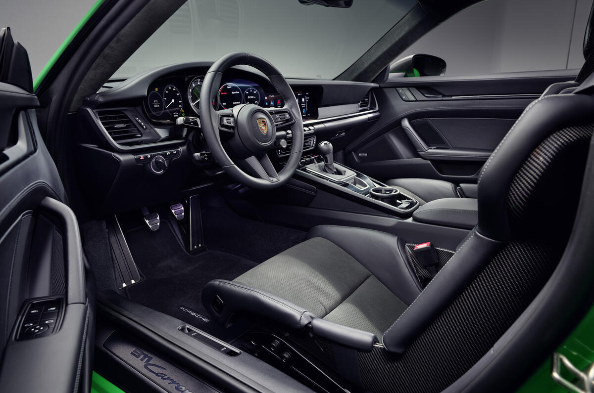 Porsche 911 Carrera Touring interior door view Porsche 911 Carrera Touring interior door view